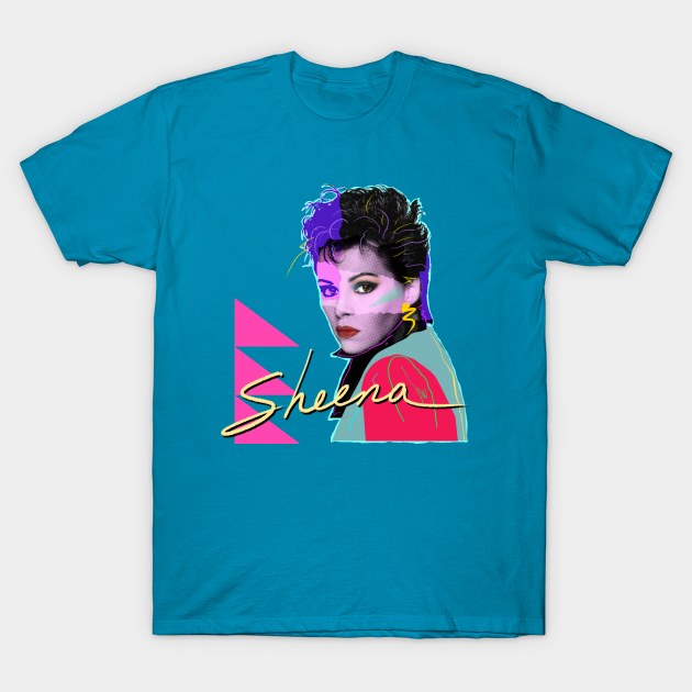 SHEENA EASTON 80S RETRO STYLE T-Shirt by DISCO DISCO MX